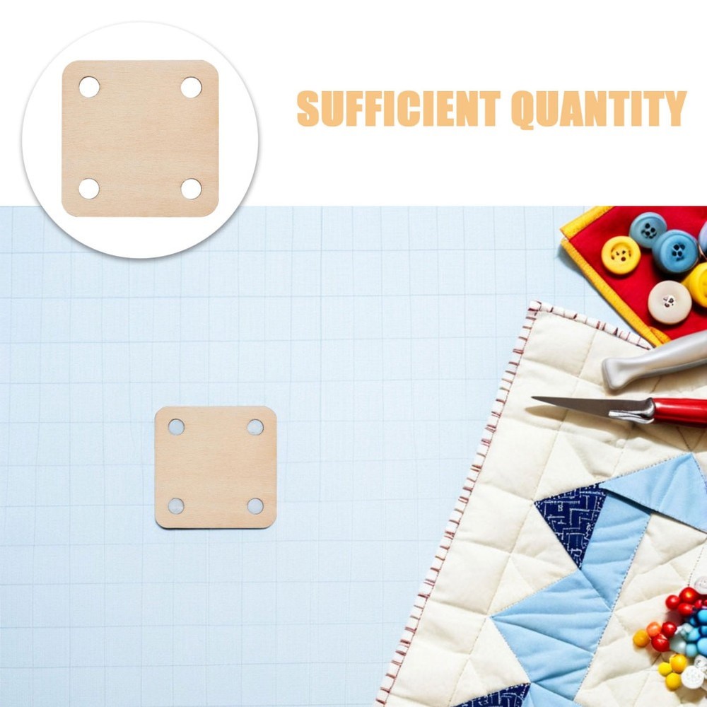 36 Pcs Woven Wood Chips Replaceable Weaving Cards Needlework Project