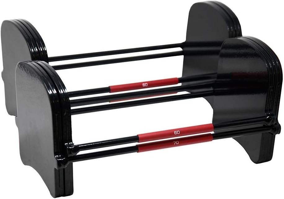 POWERBLOCK ADJUSTABLE DUMBBELL SET - 70 TO 90LBS - BLACK
