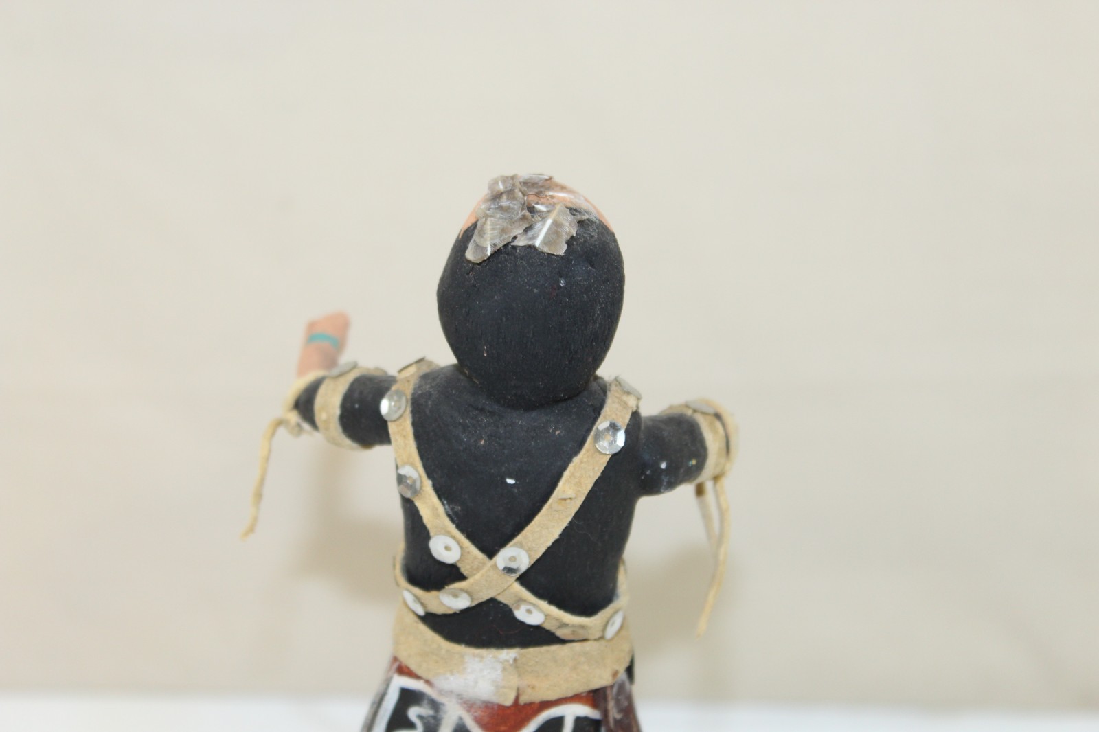 Vintage Hopi Pueblo 7.25" Kachina Doll "Snake Dancer" Signed with Losses
