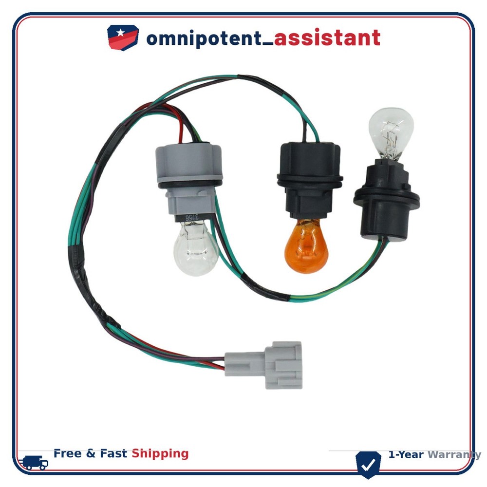 Socket & Wire Tail Light Wiring Harness For Nissan Frontier 1998-2002
