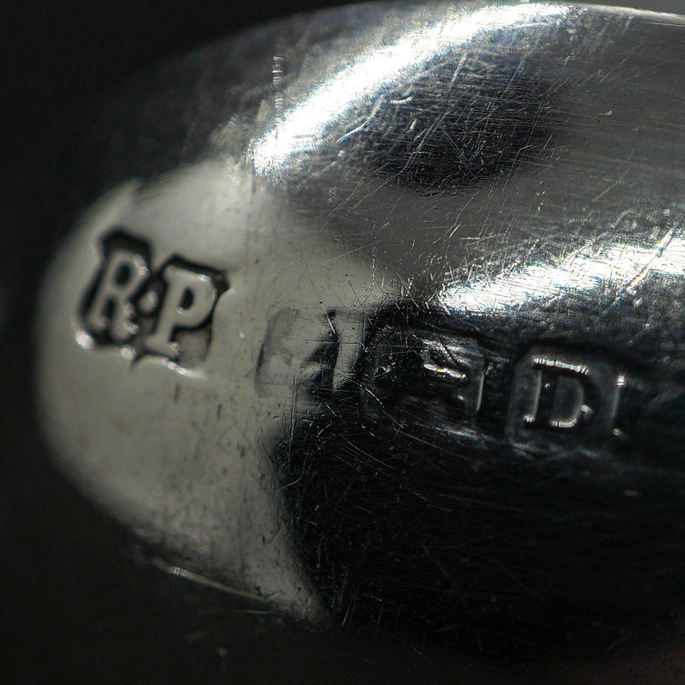 Antique Solid Sterling Silver Bowls Teaspoon. 11g. Robert Pringle.