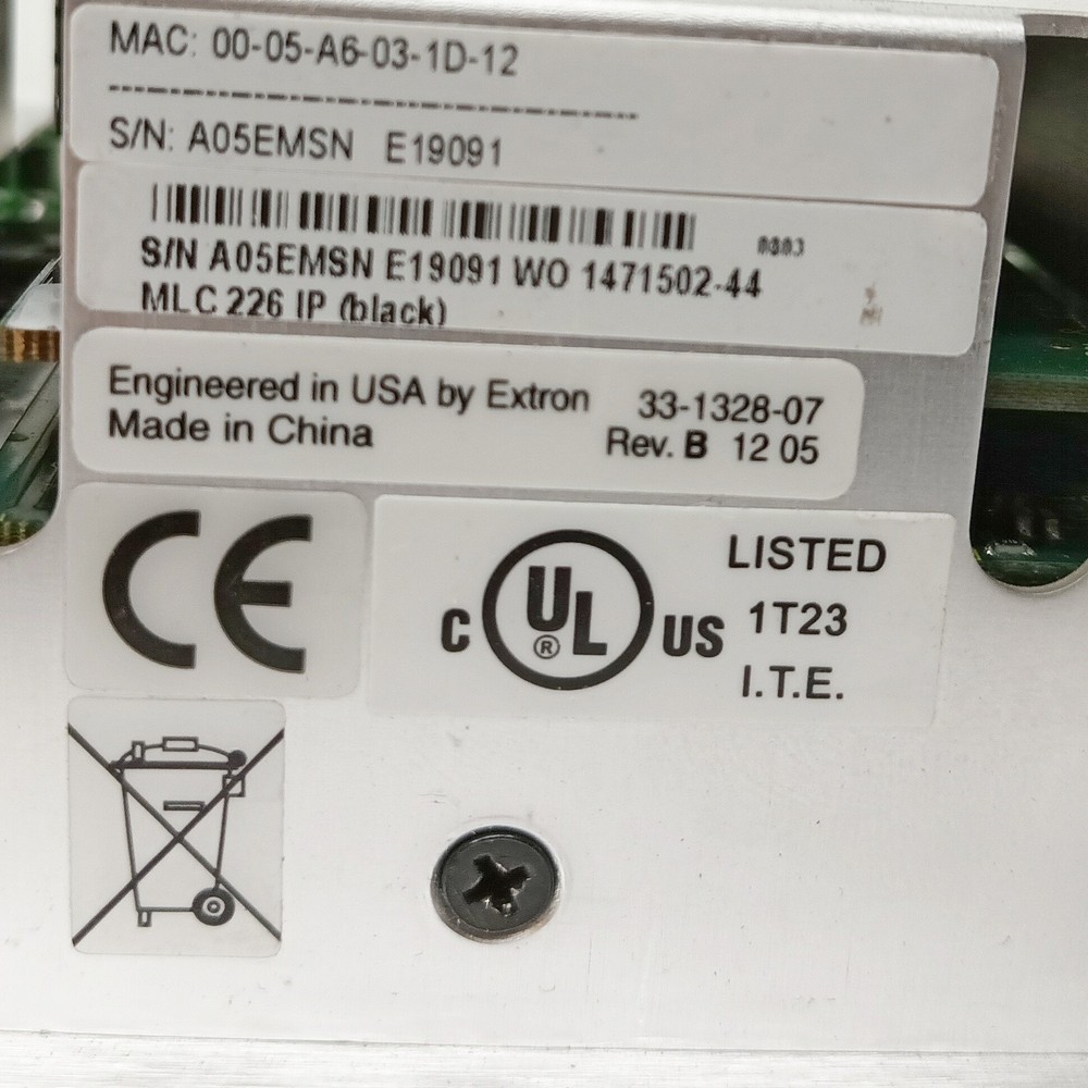 Extron Multimedia Link Controller MLC226 IP