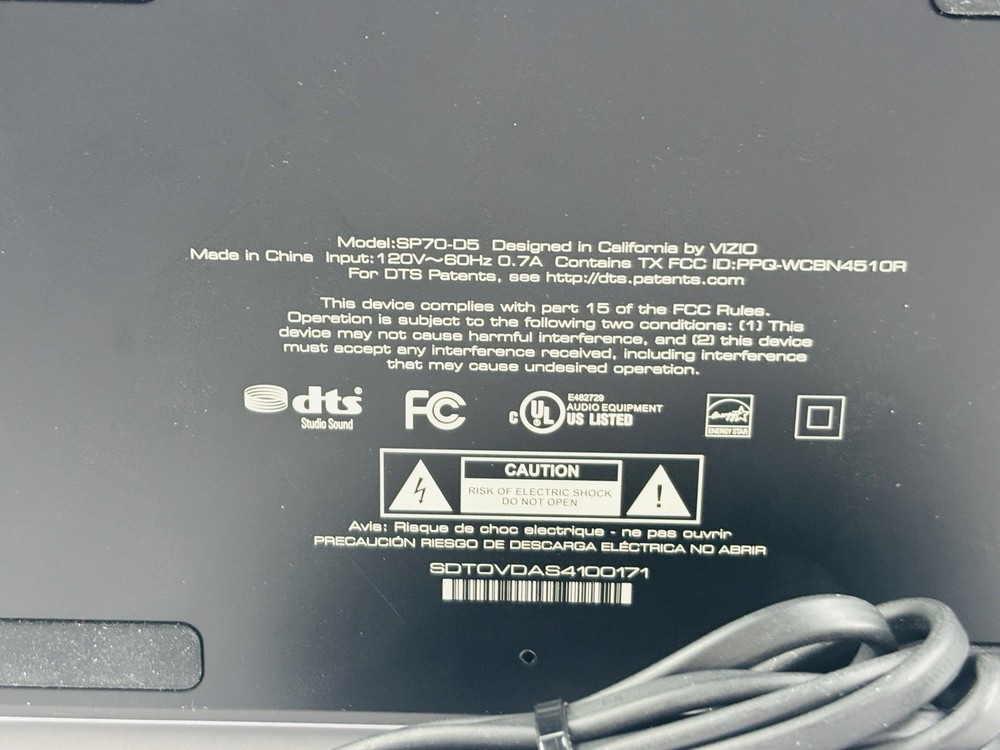 VIZIO SmartCast Crave 360 Multi-Room Gray Wireless Speaker SP70-D5