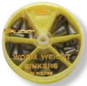 PUCCI WORM WEIGHT SINKER SELECTOR 30PC