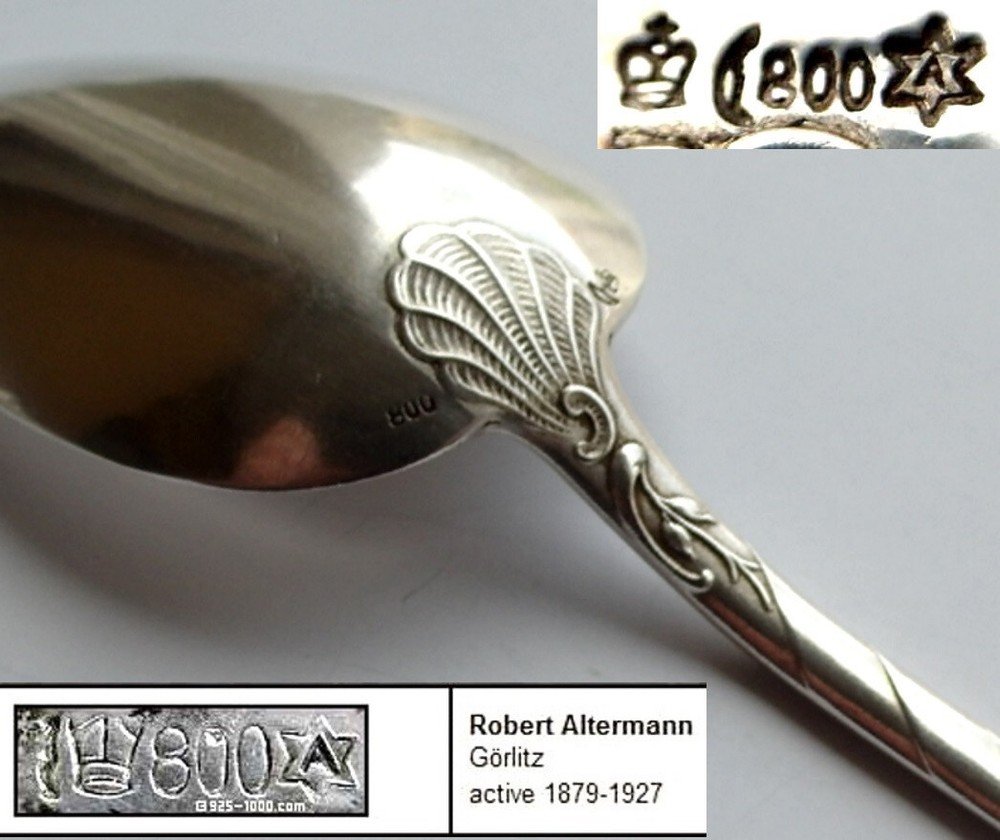 Set, Dining Fork + Spoon, Robert Altermann, 800 Silver E693