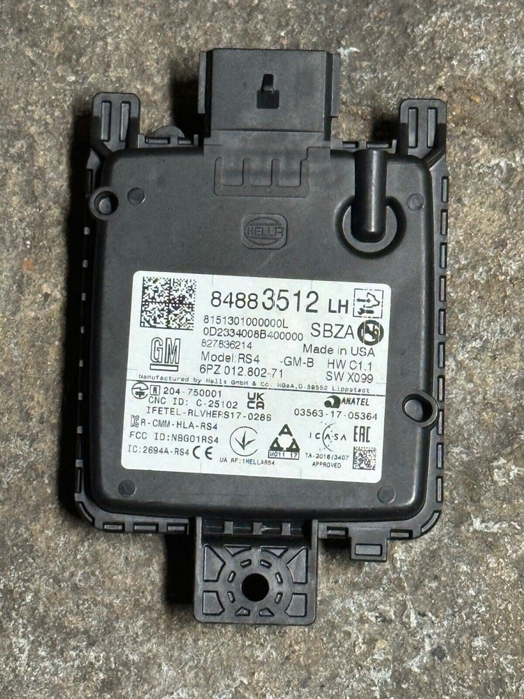 GM Genuine Parts Driver Side Object Sensing Alert Module 84883512