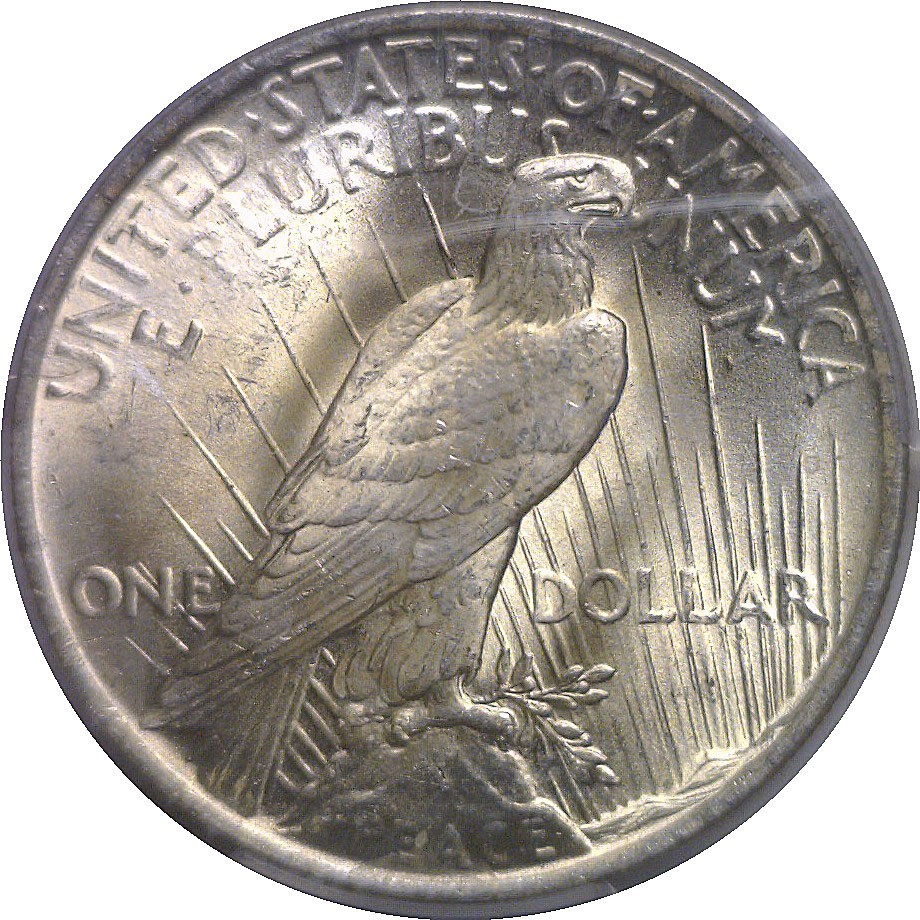 1923 Peace Dollar PCGS MS-65