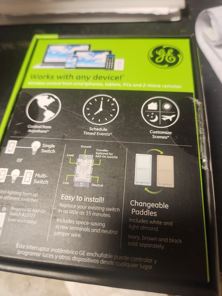 GE722 IN-WALL SMART SWITCH