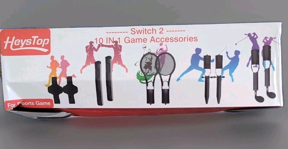 HeysTop Switch 2 10 IN 1 Game Accessories Bundle for Nintendo Switch