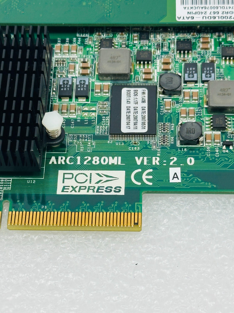 Areca ARC1280ML VER 2.0 PCI-E Raid Controller - FREE SHIPPING