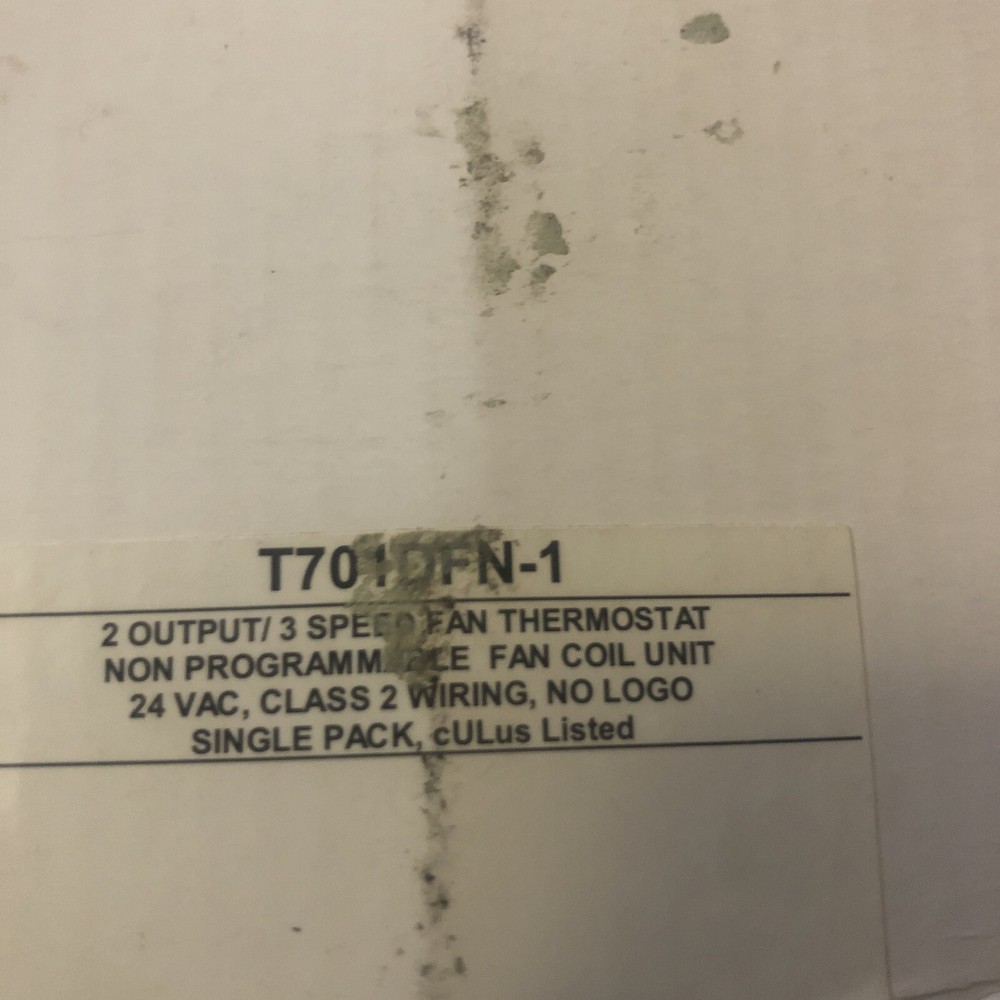 Johnson Controls Non Programmable Thermostat. Model T701DFN-1