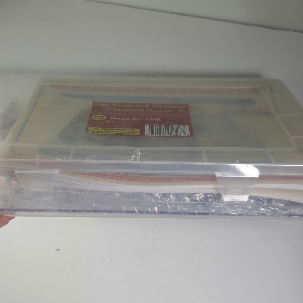 Elenco Snap Circuit SC100R Basic Electricity Electronics Educational Program Kit