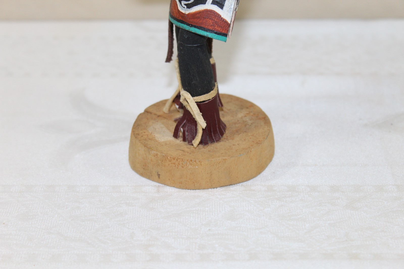 Vintage Hopi Pueblo 7.25" Kachina Doll "Snake Dancer" Signed with Losses
