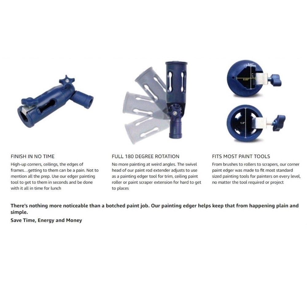 Multi Angle Paint Brush Extender Scraper Multi Functional Cutting Attachment