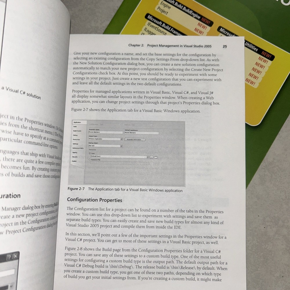 Microsoft Visual Studio 2005 BOOK & (2) POSTERS Only!