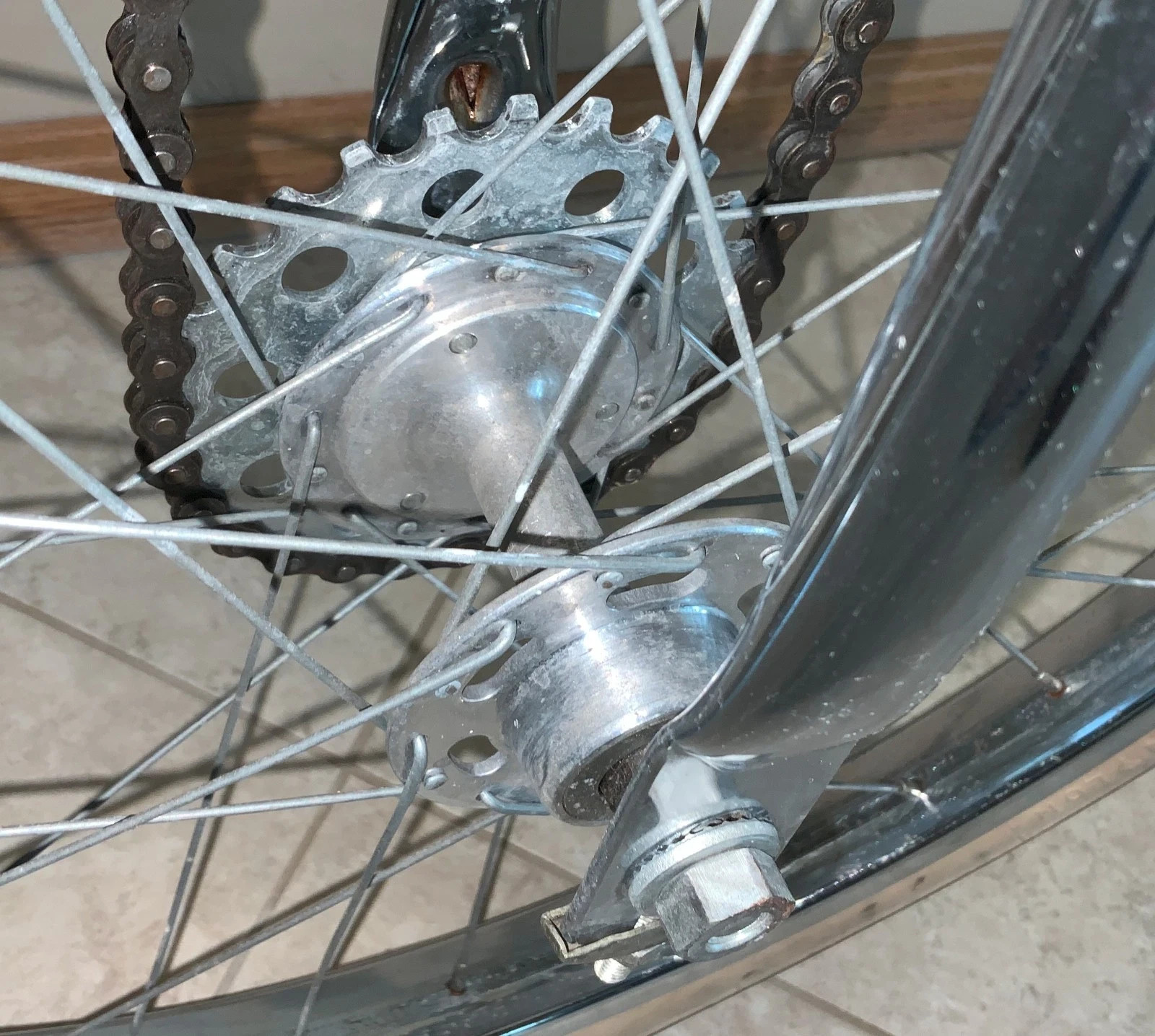 VIDEO! 5/6 ft Schwinn Giraffe Unicycle Chrome Nimbus Performers Circus Monowheel