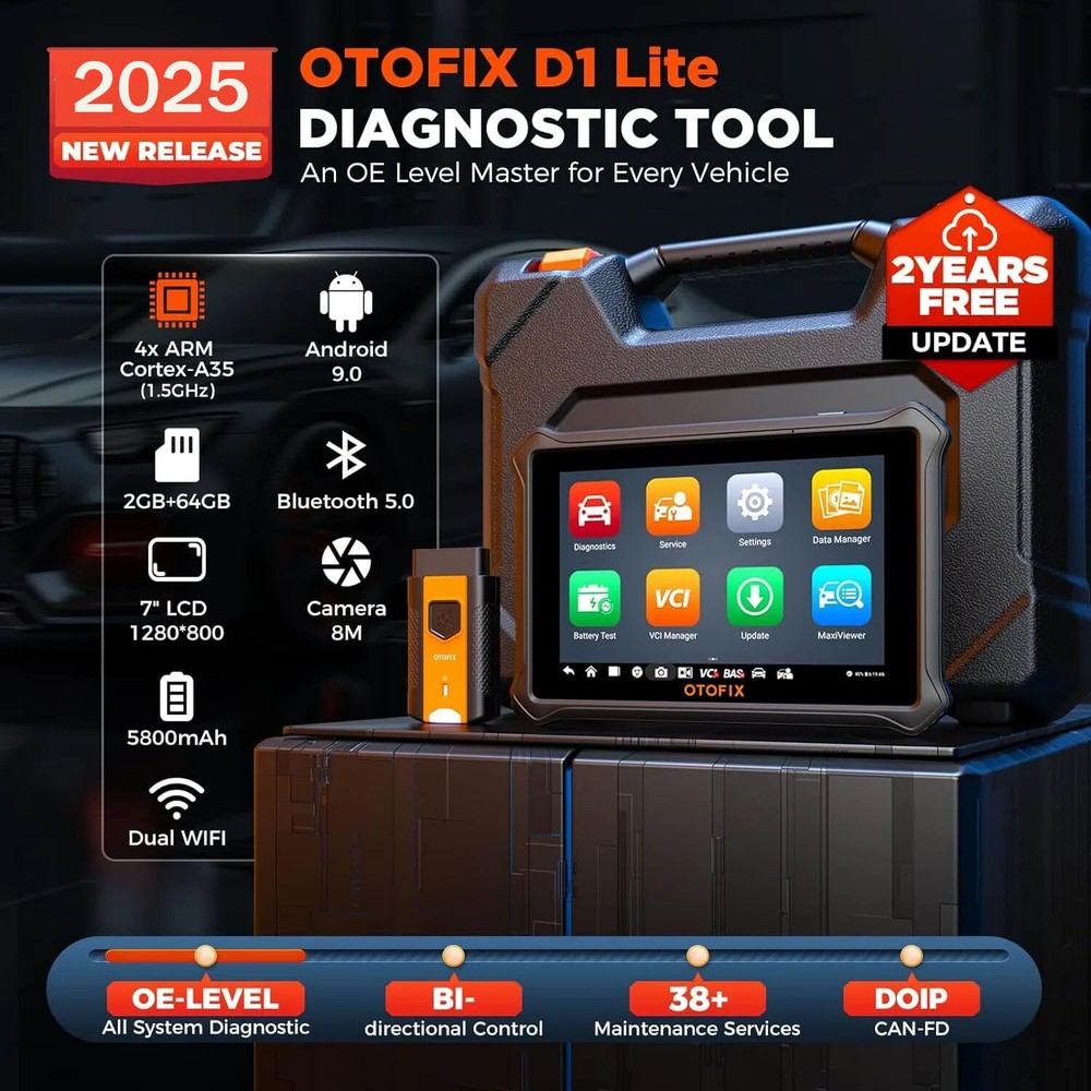 2025 OTOFIX D1 Lite Car Bidirectional Scanner Auto Full System Diagnostic Tool