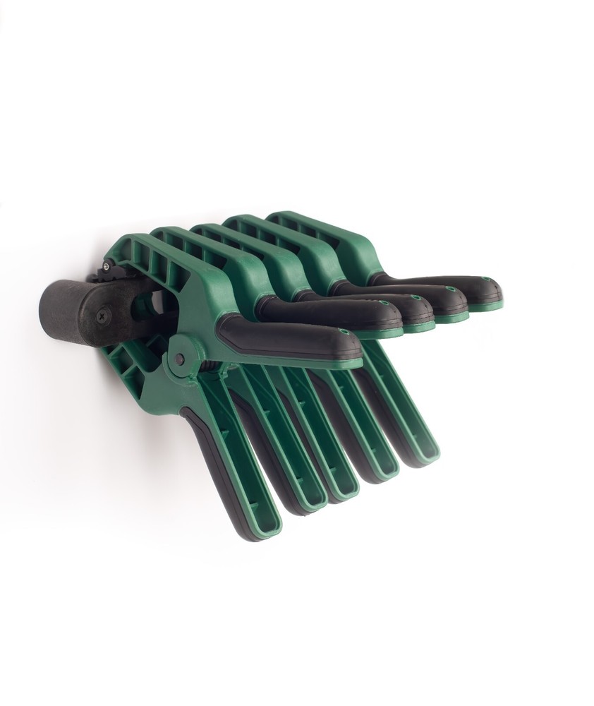 Hook Rail 2/pk - Tie-Down Strap Organizer for Trailers, Garages, & Home Use