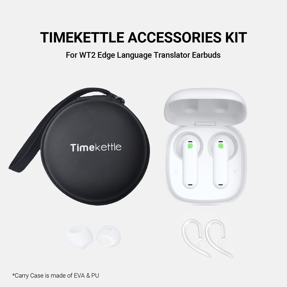 Timekettle Accessories for WT2 Edge/W3 and p1 Translator Small, White