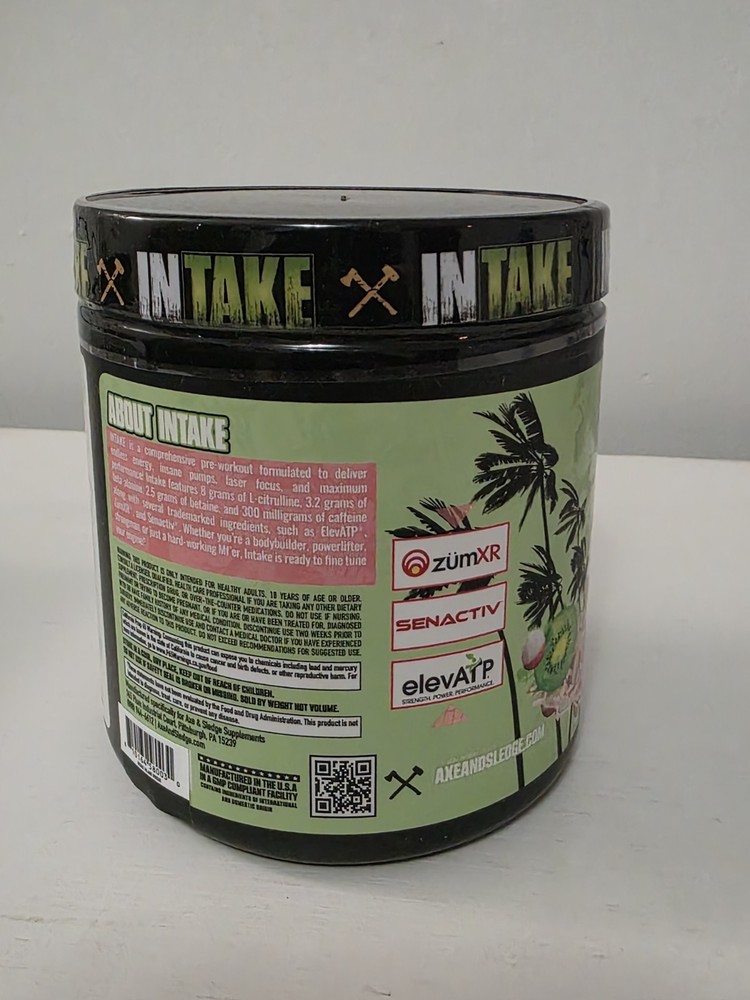 Axe & Sledge - INTAKE - ISLAND BREEZE ALL IN ONE PRE WORKOUT