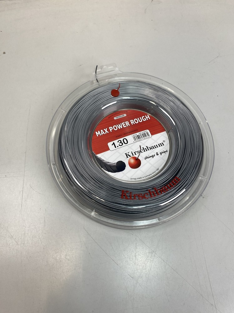 Kirschbaum Tennis String Max Power Rough Reel 1.30 660 ft. - Silver