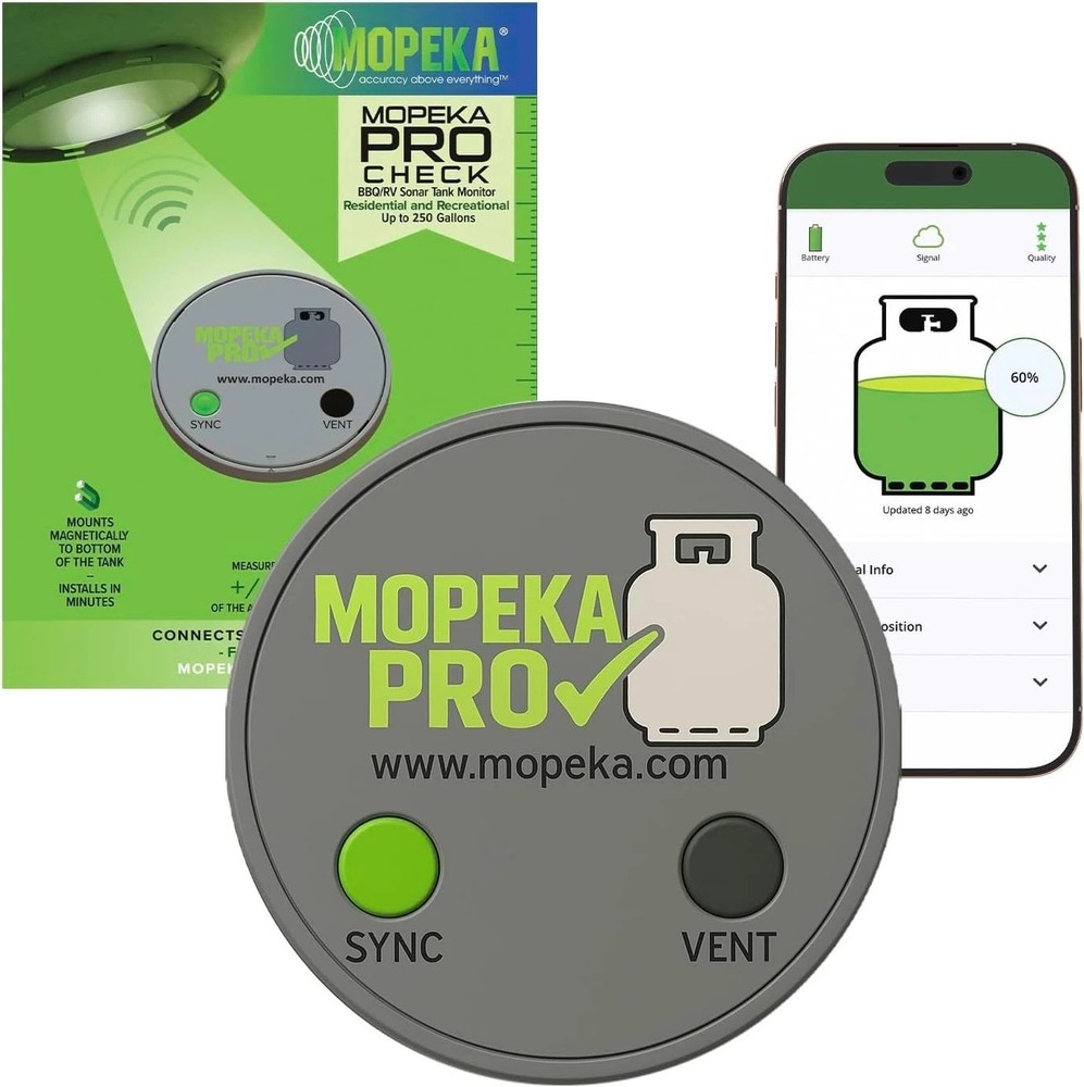 Pro Check Sensor - Wireless Propane Tank Magnetic Sensor Level Indicator - Pr...