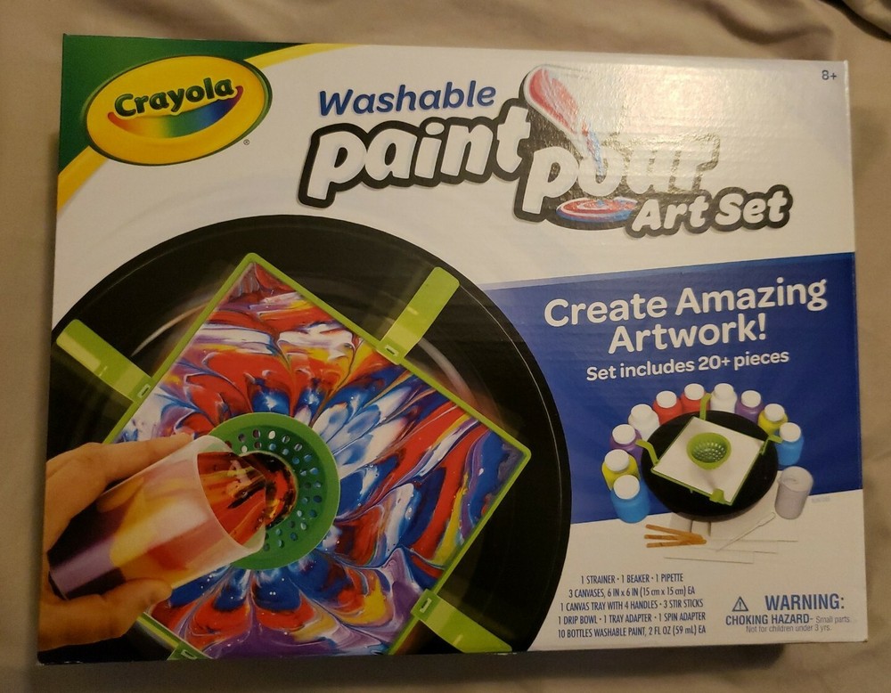 Washable Paint Pour Set, 20pc Paint Set