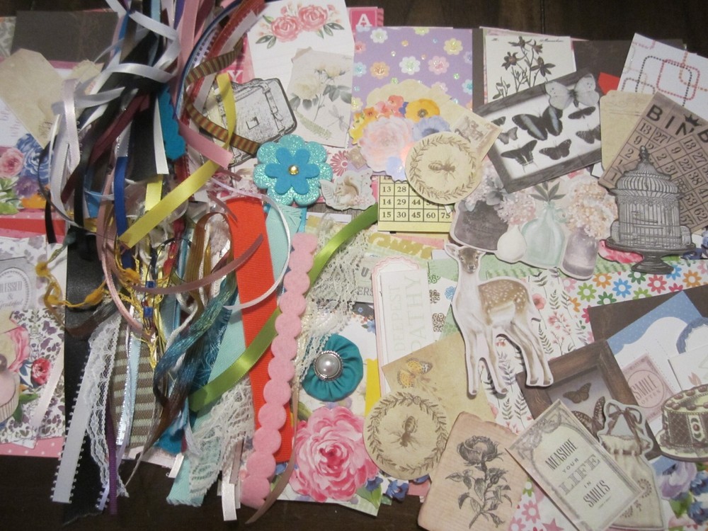 junk journal ephemera 50+ Piece Lot