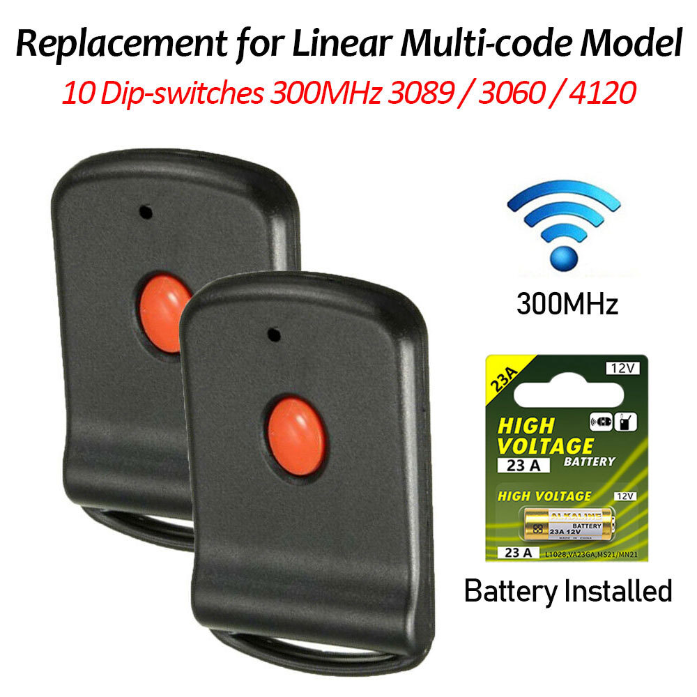 Sale 1/2 For 3089 multi-code multicode 308911 Linear MCS308911 300mhz remote