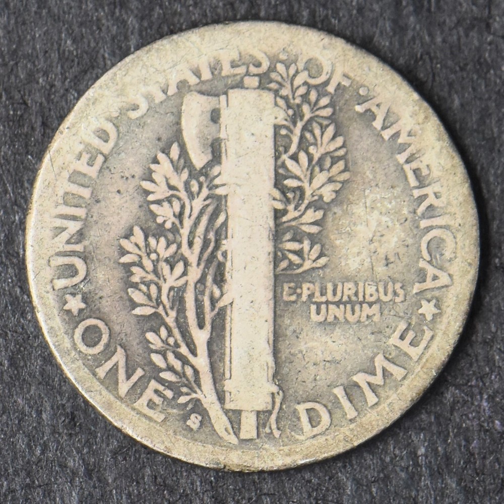 1916-S Mercury Silver Dime 10C - COINGIANTS -