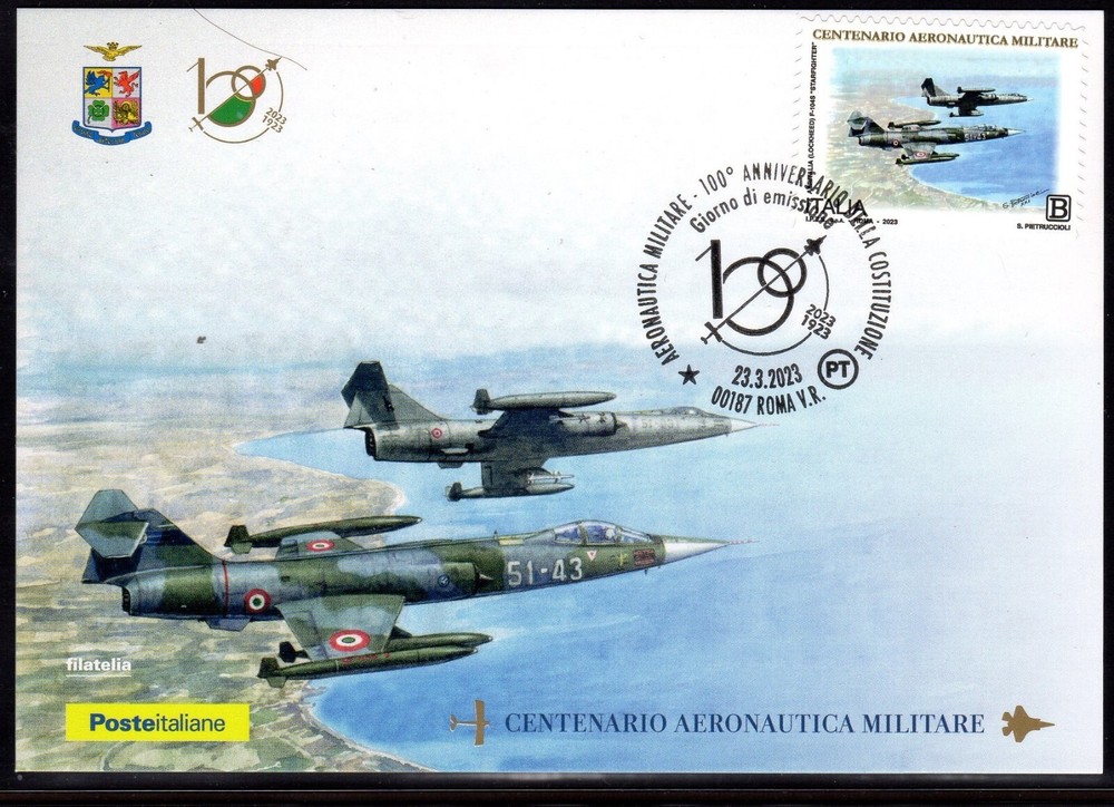 Maximum 2023 Starfighter Airplanes Postcard
