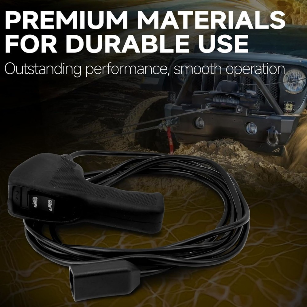 For Warn Winch Remote Controller Hand Held 12ft Cable M8000 M10000 M12000 VR8000
