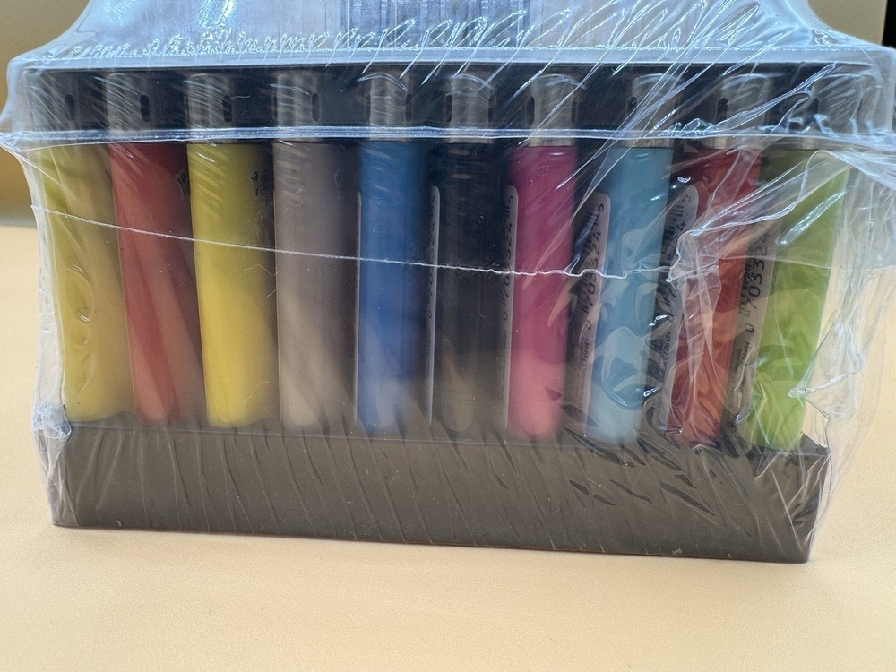 BIC Mini Classic Lighters - Assorted Colors, 50-Count tray plus 3