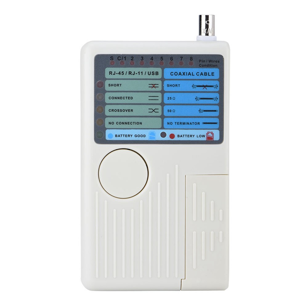 Portable RJ45 Network Cable Tester Fast Speed Testing For IT Technicians Premium