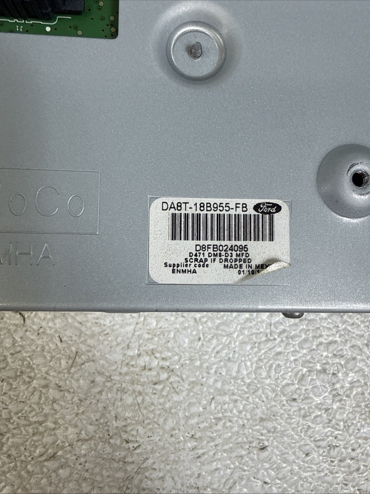 13-15 FORD FLEX Sync 2 Display Screen Module APIM OEM