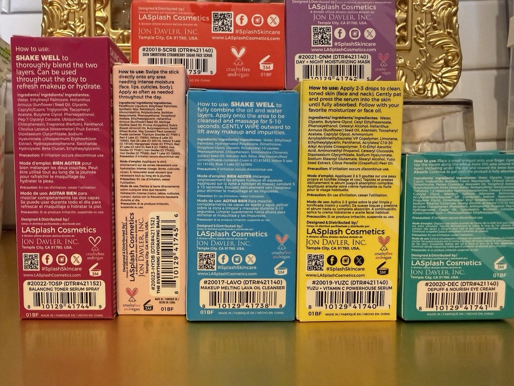 Spa Ash Skin Care 7 pc Set