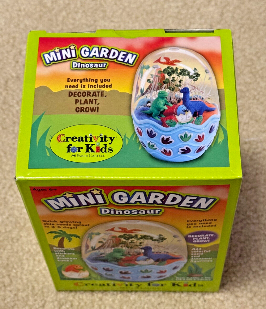 NWT - Creativity for Kids - Mini Garden Dinosaur