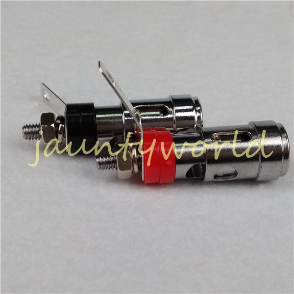 2PC Spring Load Speaker Banana Amp Terminal Binding Post