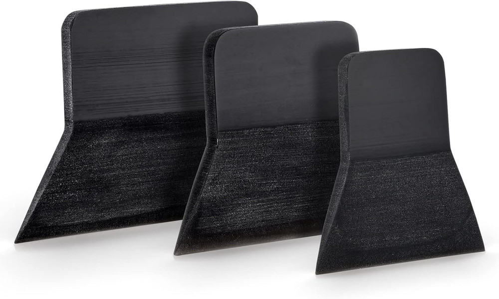 3 PCS PPF Squeegee Kit Small Squeegee for Vinyl, TPU Rubber Scraper 80 Durometer