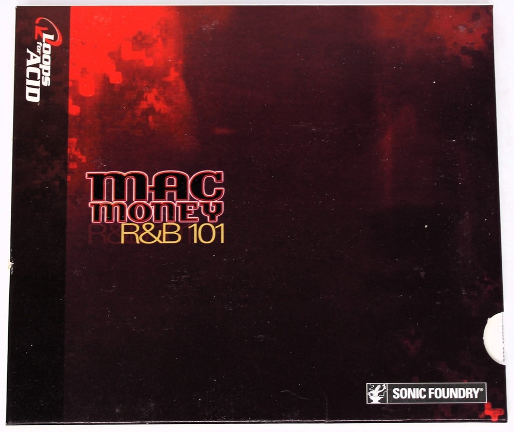 Sonic Foundry Mac Money R&B 101 Loops For Acid Sample/Sound Library/Sampling CD