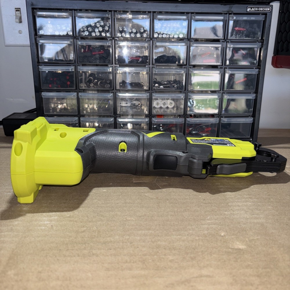 Crimp Ring Press Tool RYOBI 18-Volt ONE+ (Tool-Only) No Die Inserts or Gauge