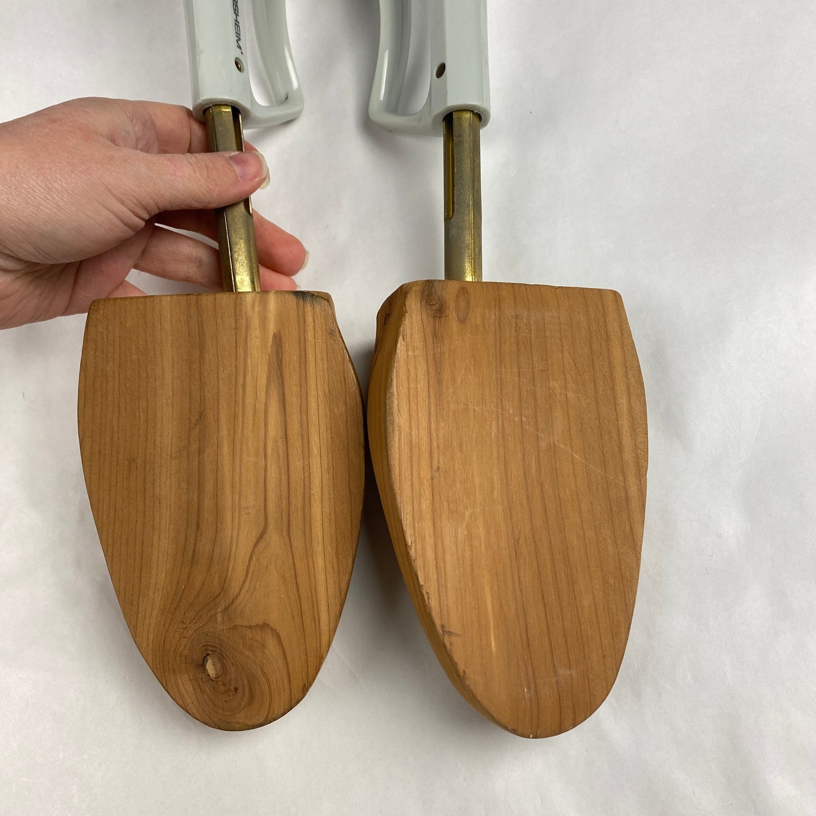 Florsheim Shoes Travel Trees Wood Shoe Shapers Shoe Keeper Travel - Lot of 2