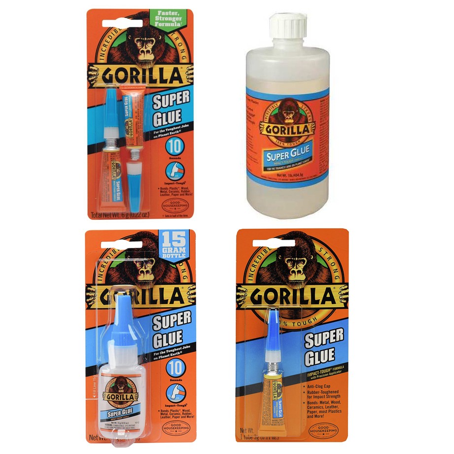 Gorilla Super Glue: 3g tube (Clear)