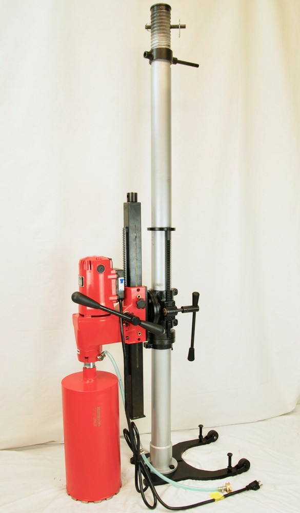 DRILL ANY ANGLE BLUEROCK 8Z1 TEL Telescoping Stand Concrete Core Drill NEW