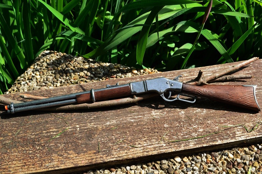 MINIATURE Winchester M1866 Lever-Action Carbine Rifle - 1866 - Denix Replica