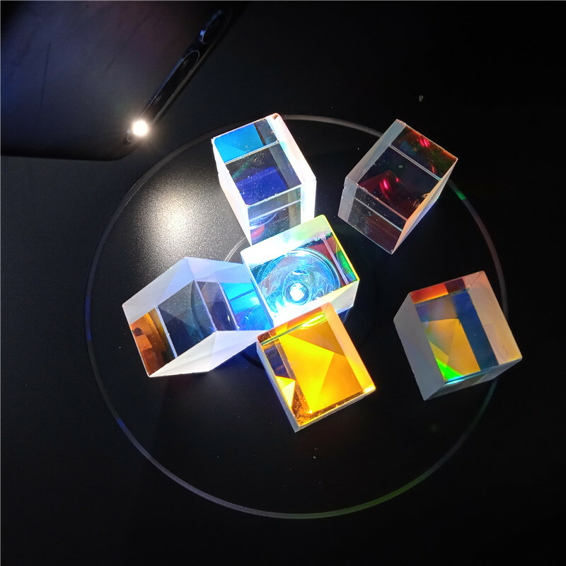 10PCS 2.2x2.15cm Defective Optical Dichroic X-Cube Prism RGB Combiner Splitter