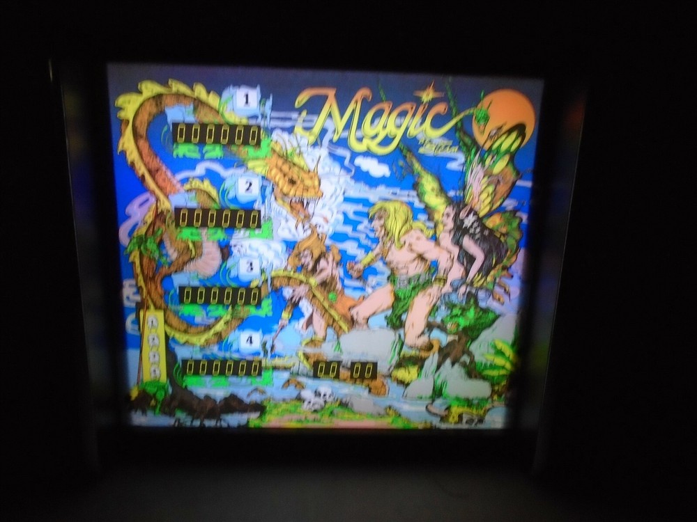 Stern Magic Pinball Head LED Display light box