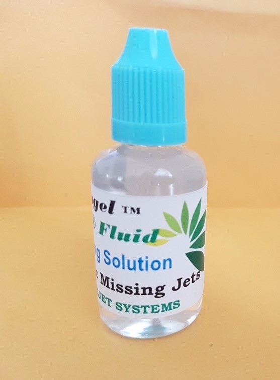 Blue Angel™ JetClear Fluid for Inkjet printers,Flushes/Clears/Fixes Missing Jets