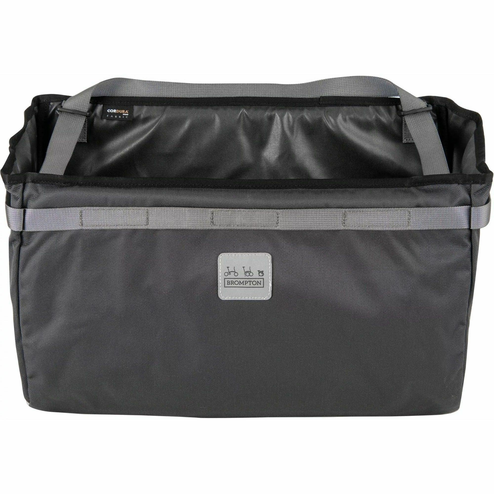 Brompton Borough Large Basket Bag Grey Cycling Bike Padded