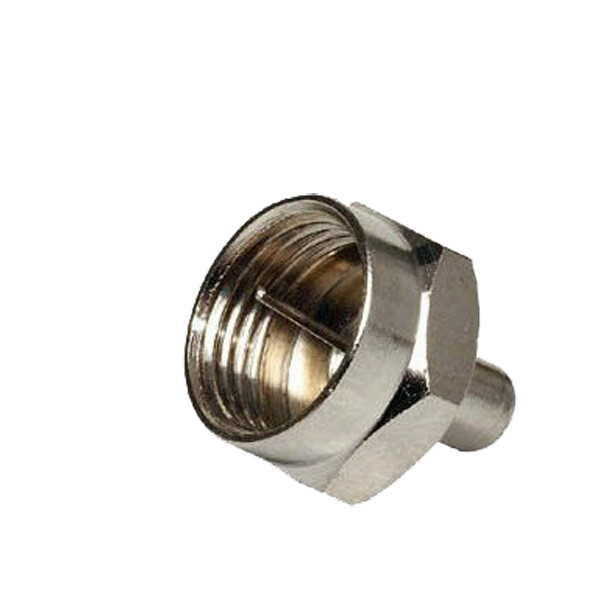 F-Type 75 Ohm Terminator Coax Coaxial Cable Connector Adapter - 10 Pack